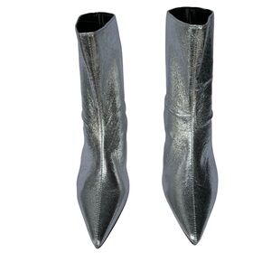 Unbranded Silver shiny boots